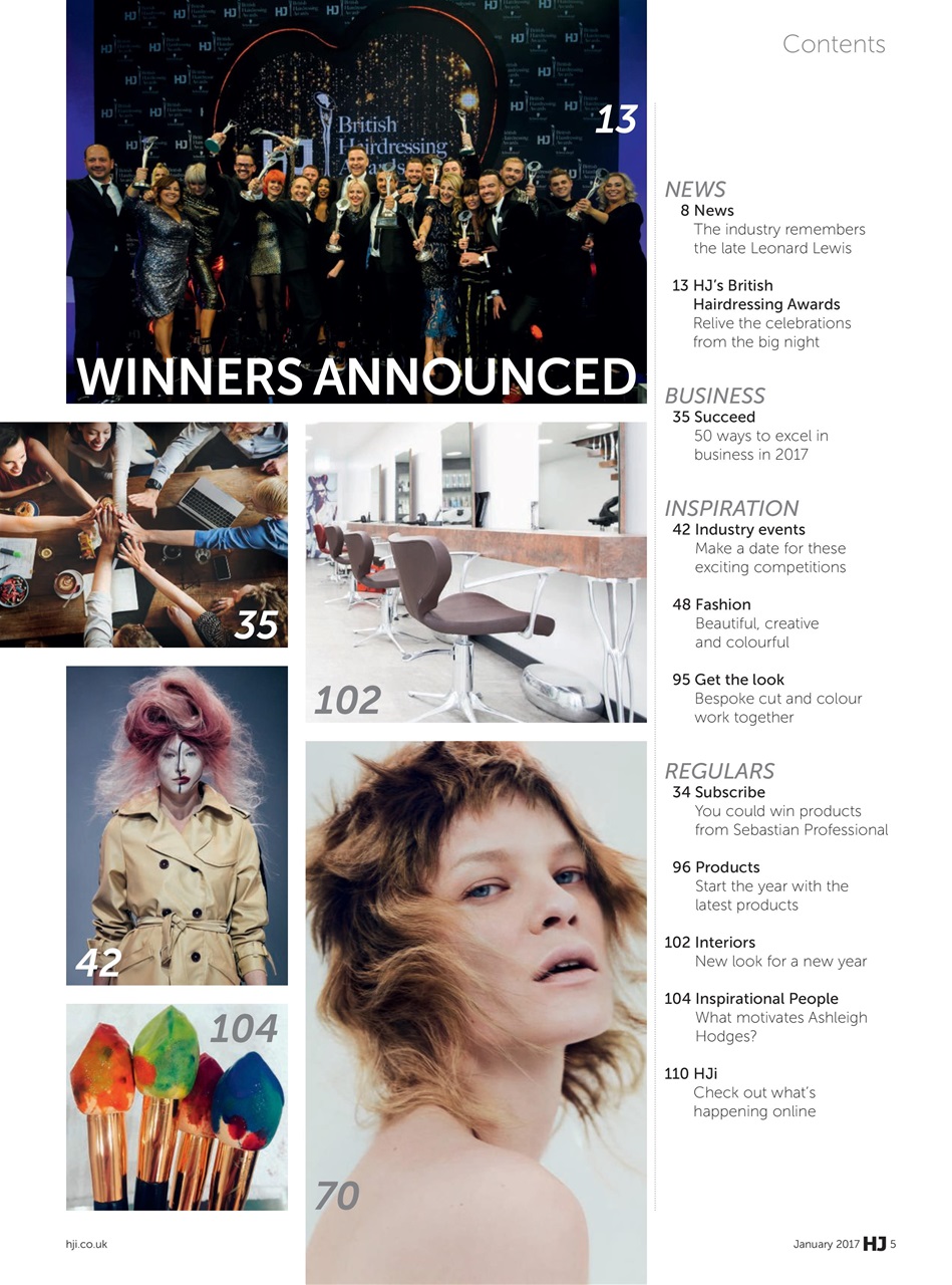 Hairdressers Journal Preview Pages