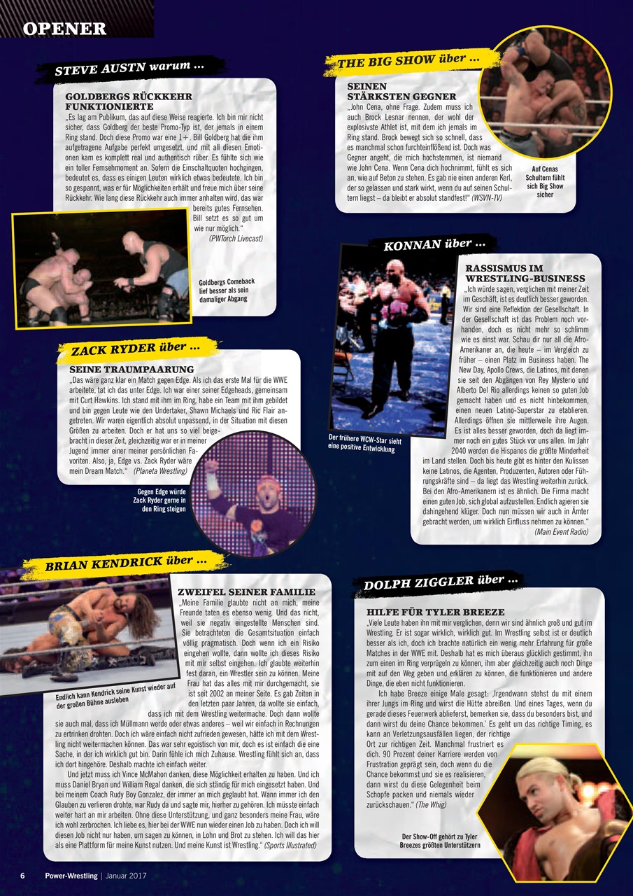 Power-Wrestling Preview Pages