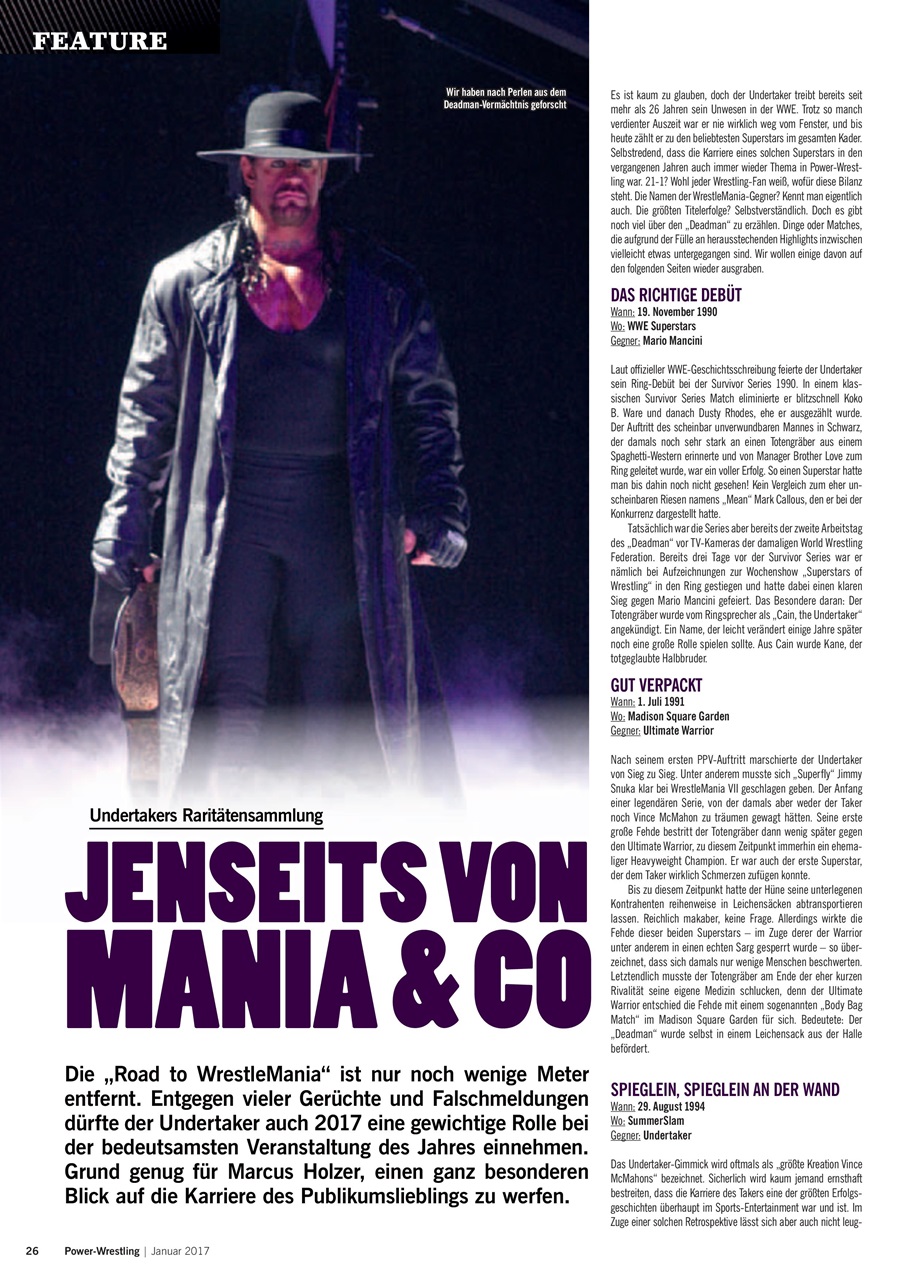 Power-Wrestling Preview Pages