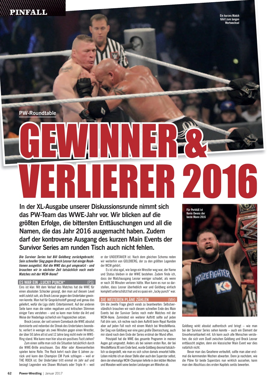Power-Wrestling Preview Pages