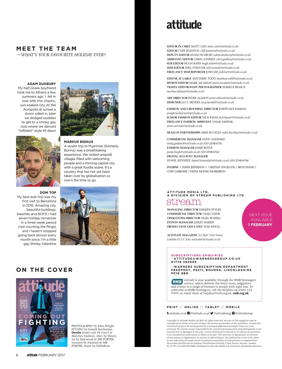 Attitude Preview Pages