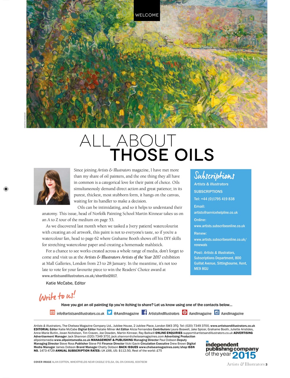 Artists & Illustrators Preview Pages