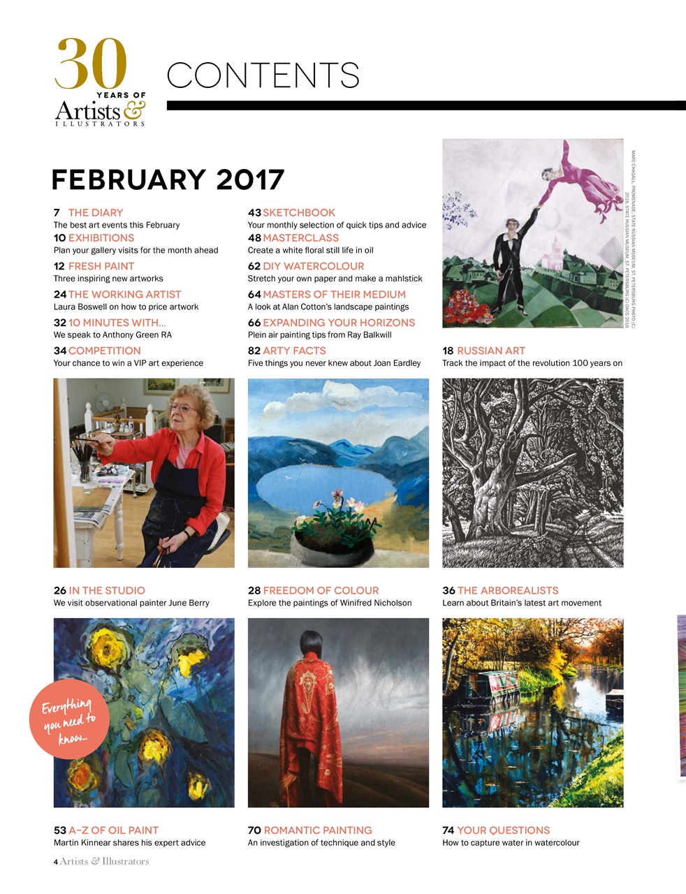 Artists & Illustrators Preview Pages