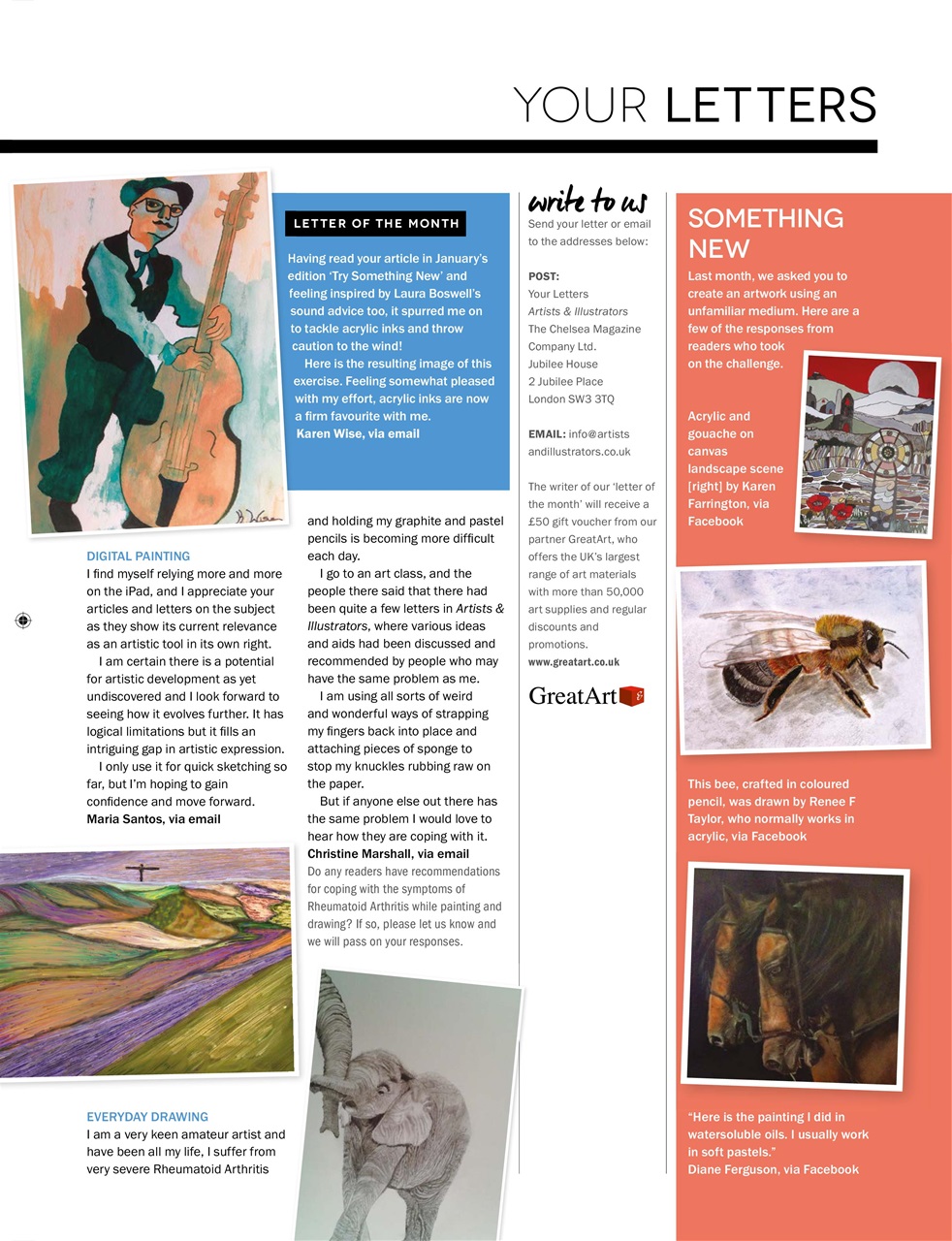 Artists & Illustrators Preview Pages