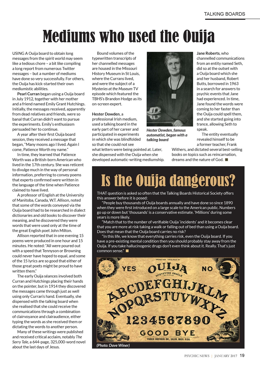 Psychic News Preview Pages