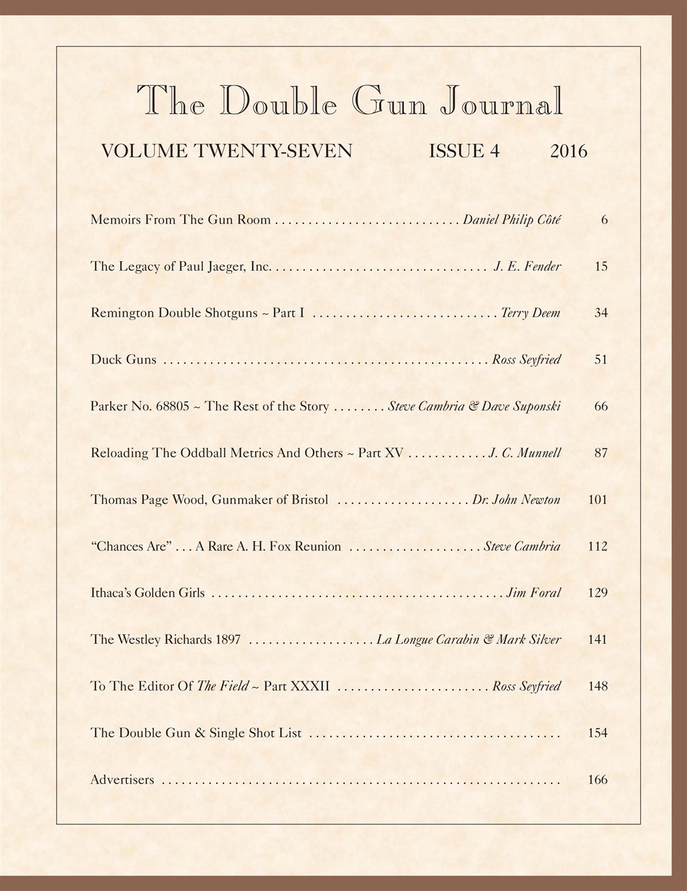 Double Gun Journal Preview Pages