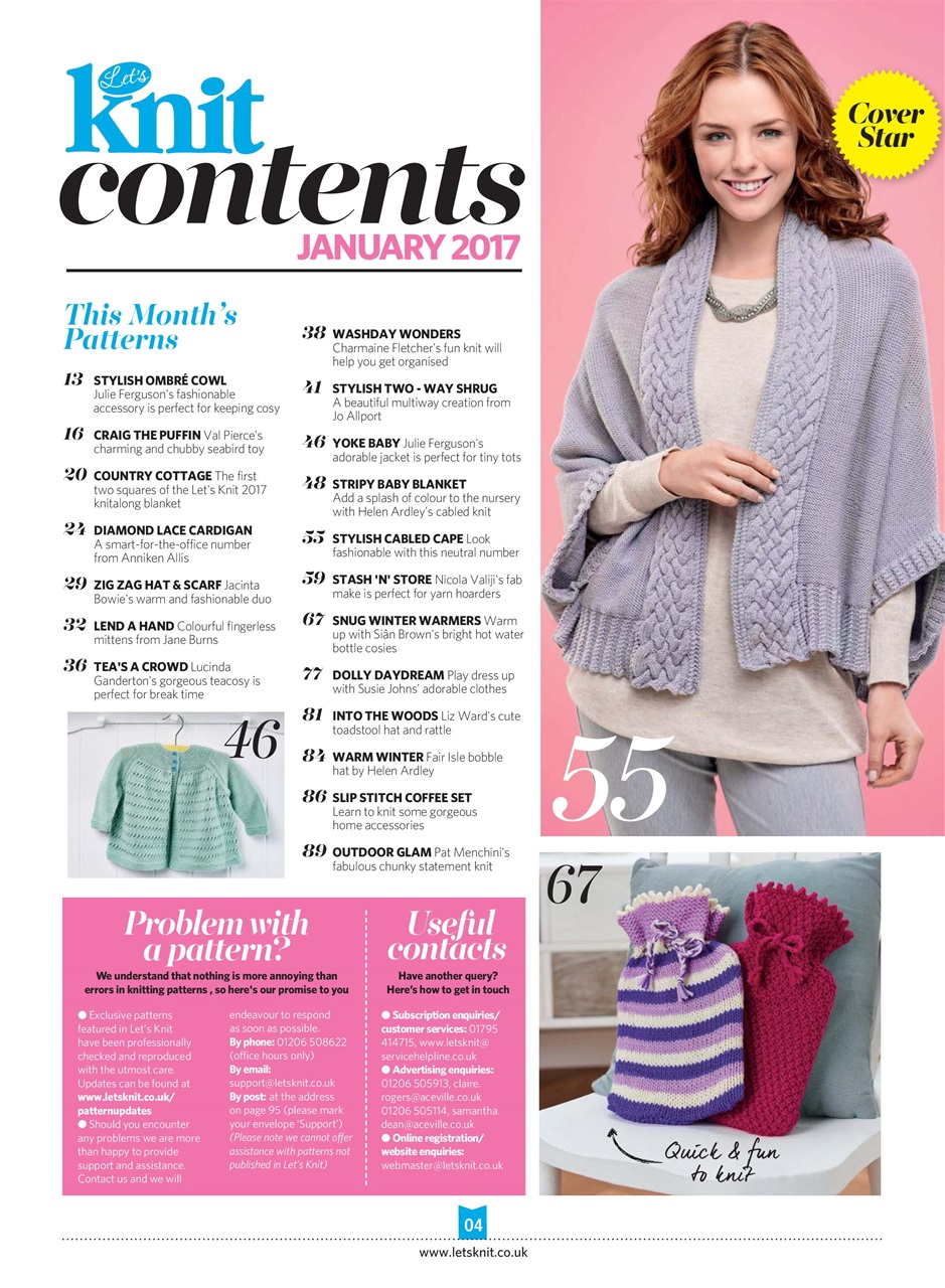 Let's Knit Preview Pages