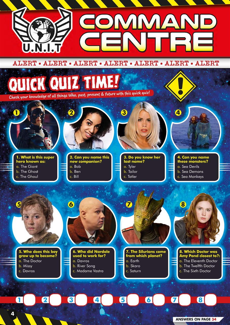 Doctor Who Adventures Magazine Preview Pages