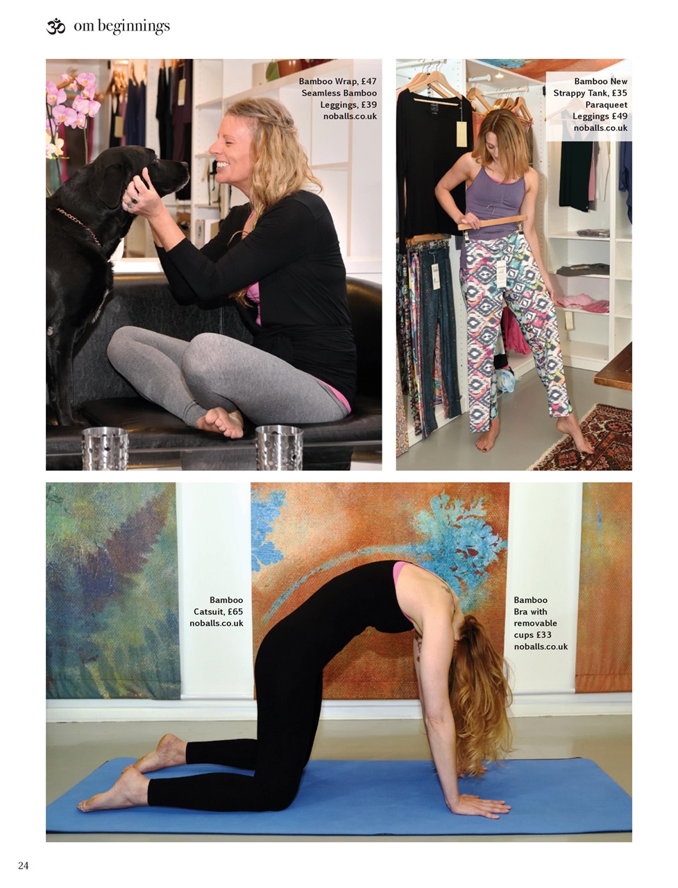 OM Yoga Magazine Preview Pages