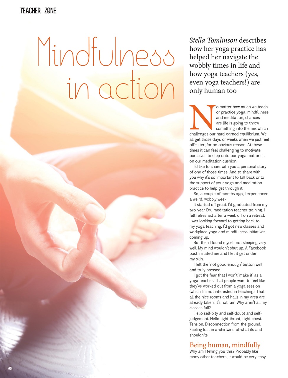 OM Yoga Magazine Preview Pages