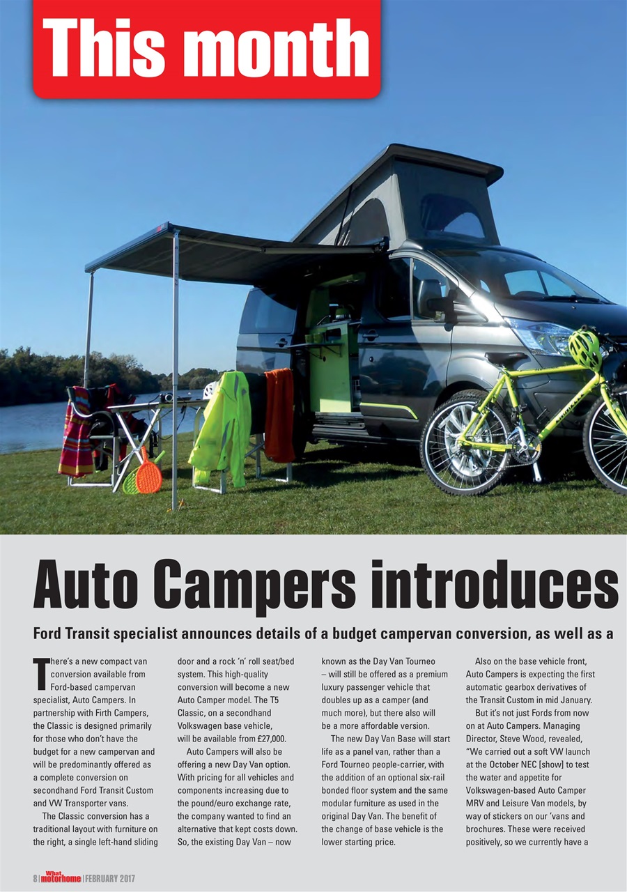 What Motorhome magazine Preview Pages