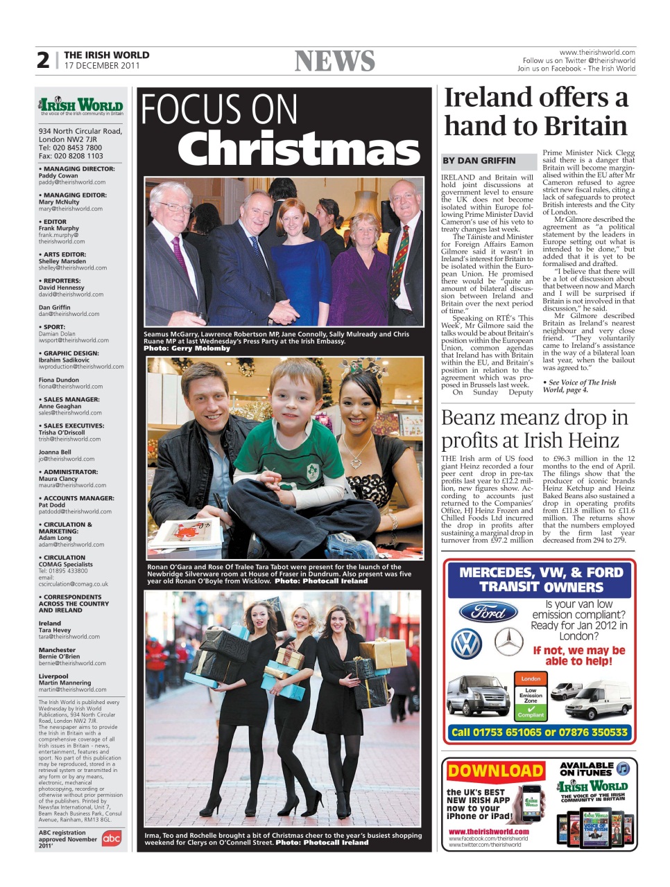 Irish World Preview Pages