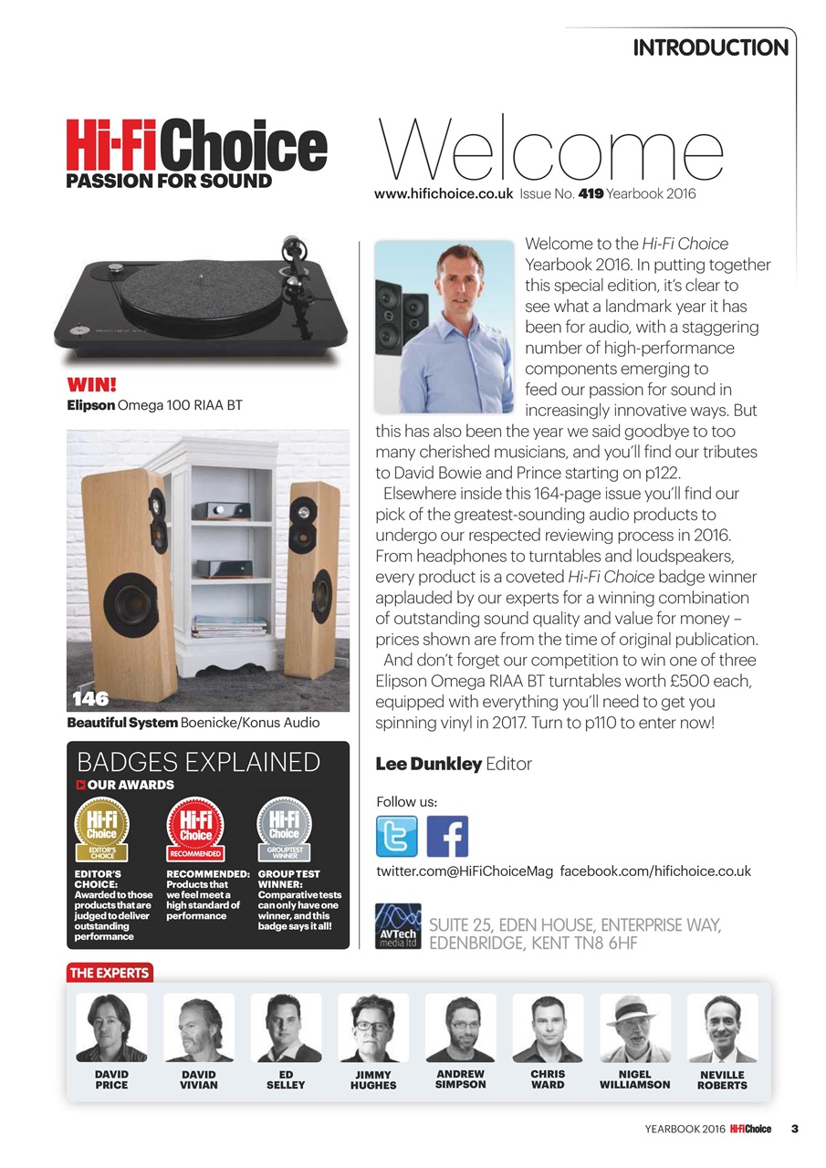 Hi-Fi Choice Preview Pages