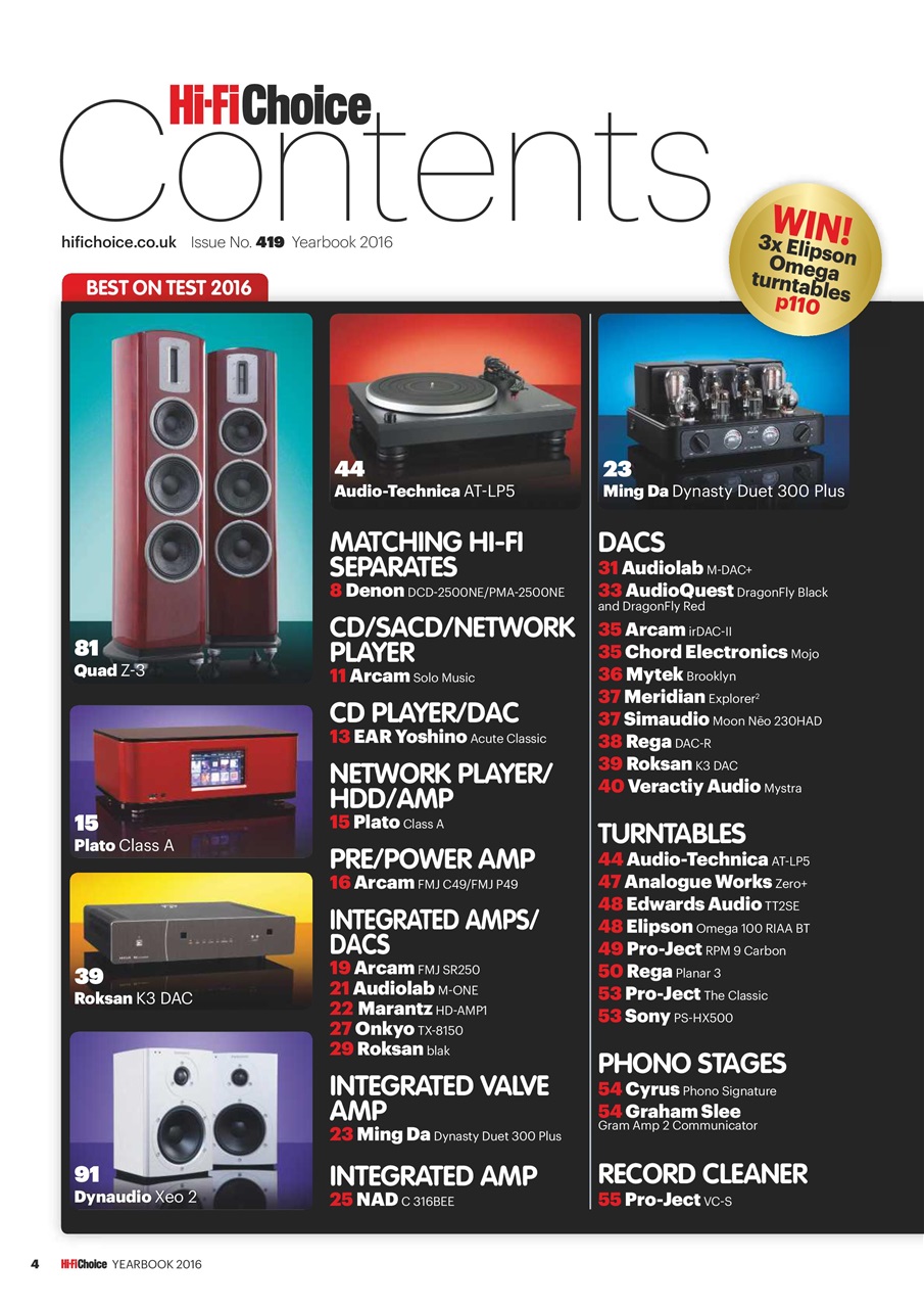 Hi-Fi Choice Preview Pages