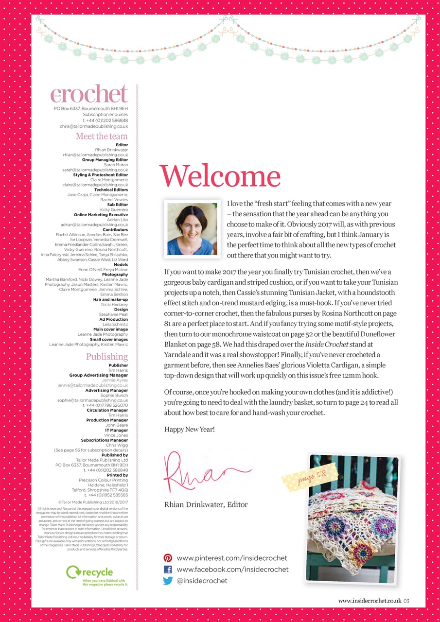 Inside Crochet Preview Pages