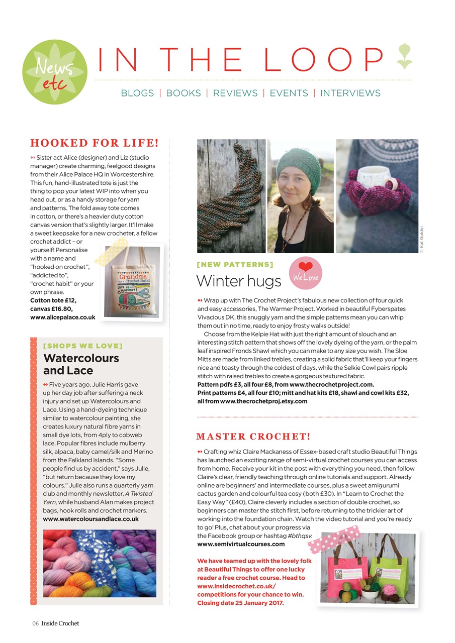 Inside Crochet Preview Pages