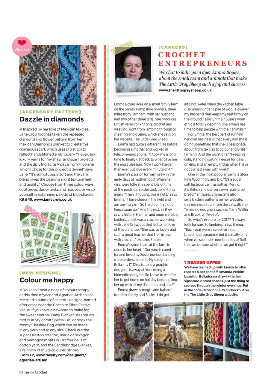 Inside Crochet Preview Pages