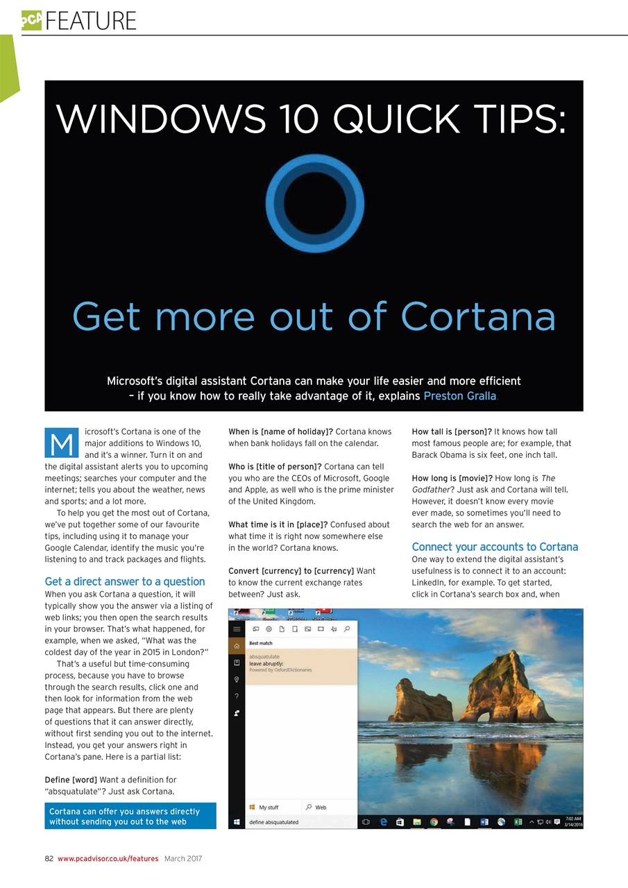 Tech Advisor Preview Pages