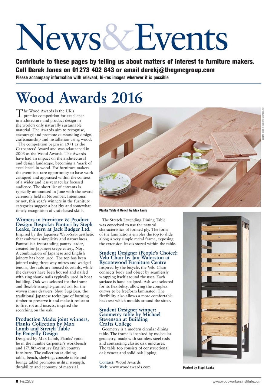 Furniture & Cabinetmaking Preview Pages