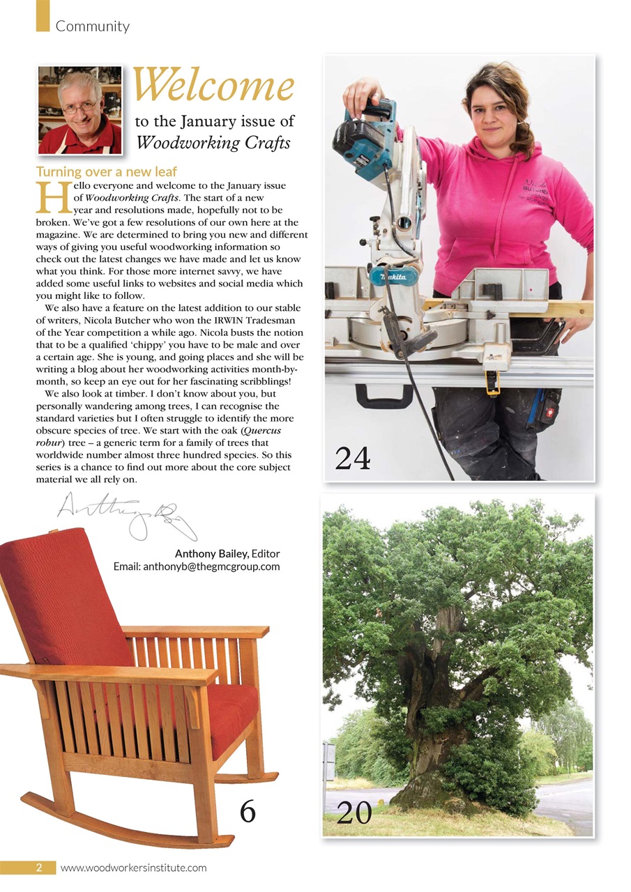Woodworking Crafts Magazine Preview Pages
