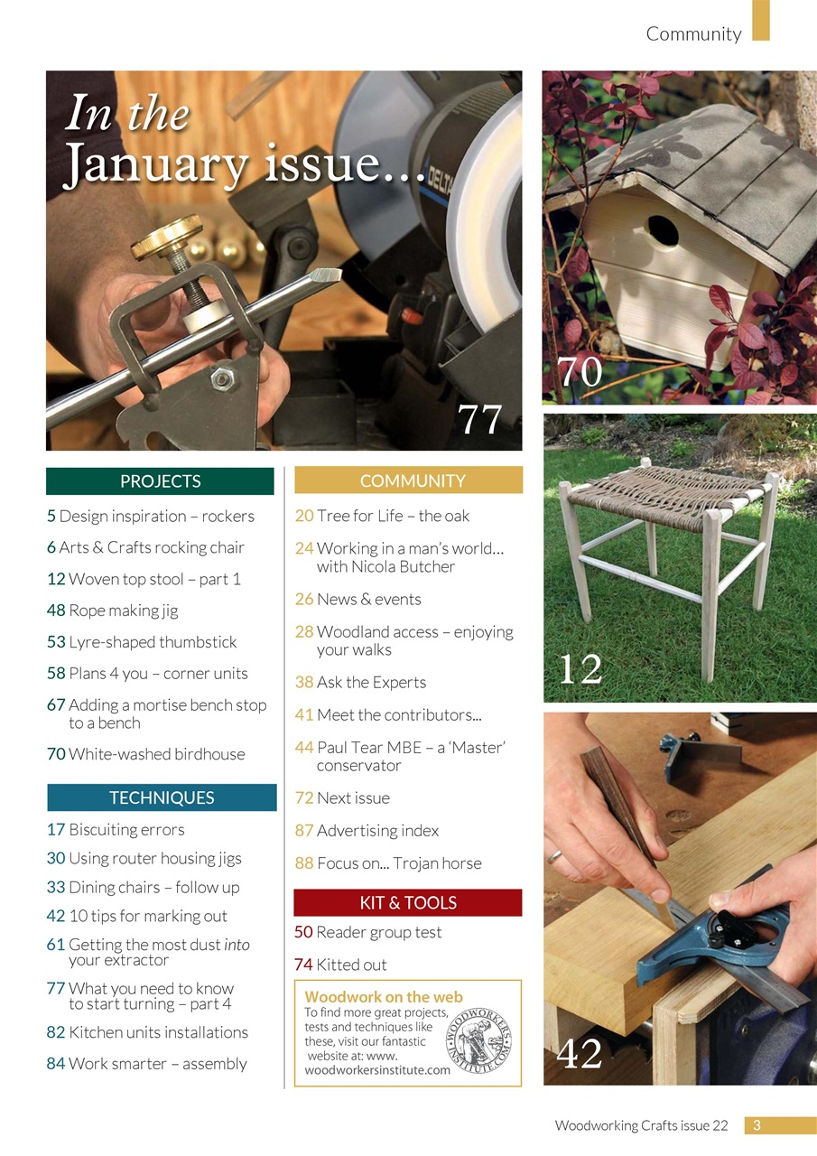 Woodworking Crafts Magazine Preview Pages