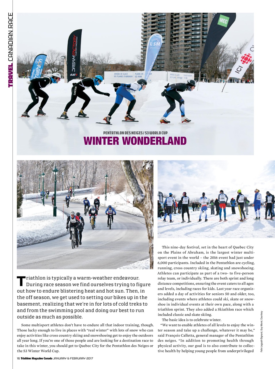 Triathlon Magazine Canada Preview Pages