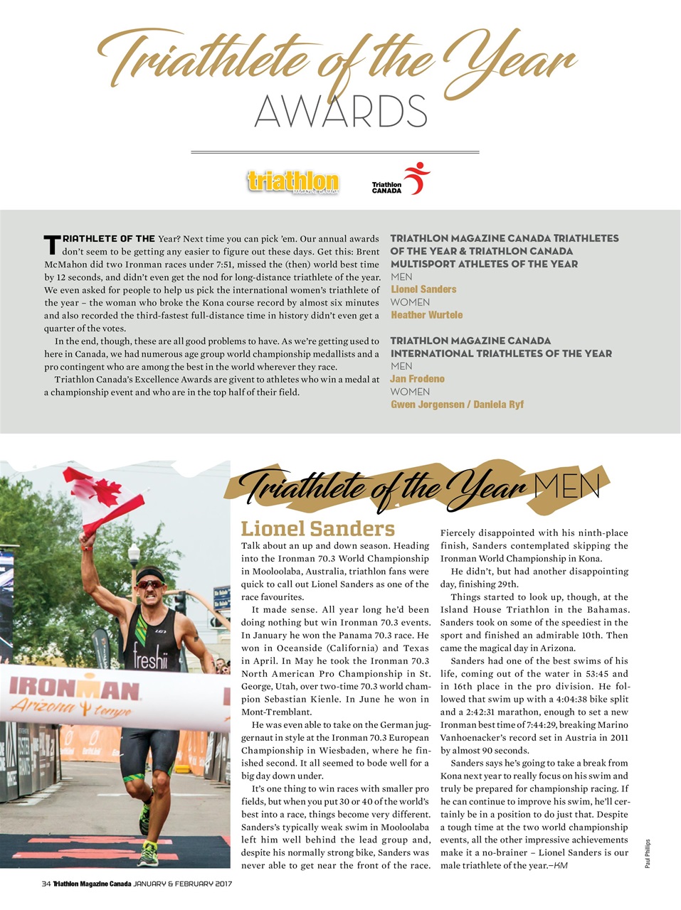 Triathlon Magazine Canada Preview Pages