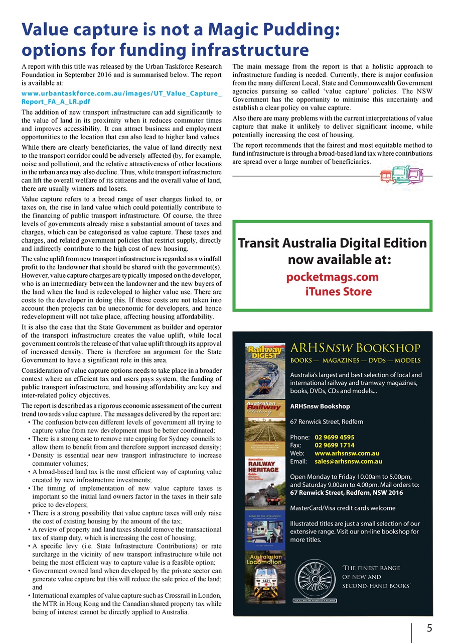 Transit Australia Preview Pages