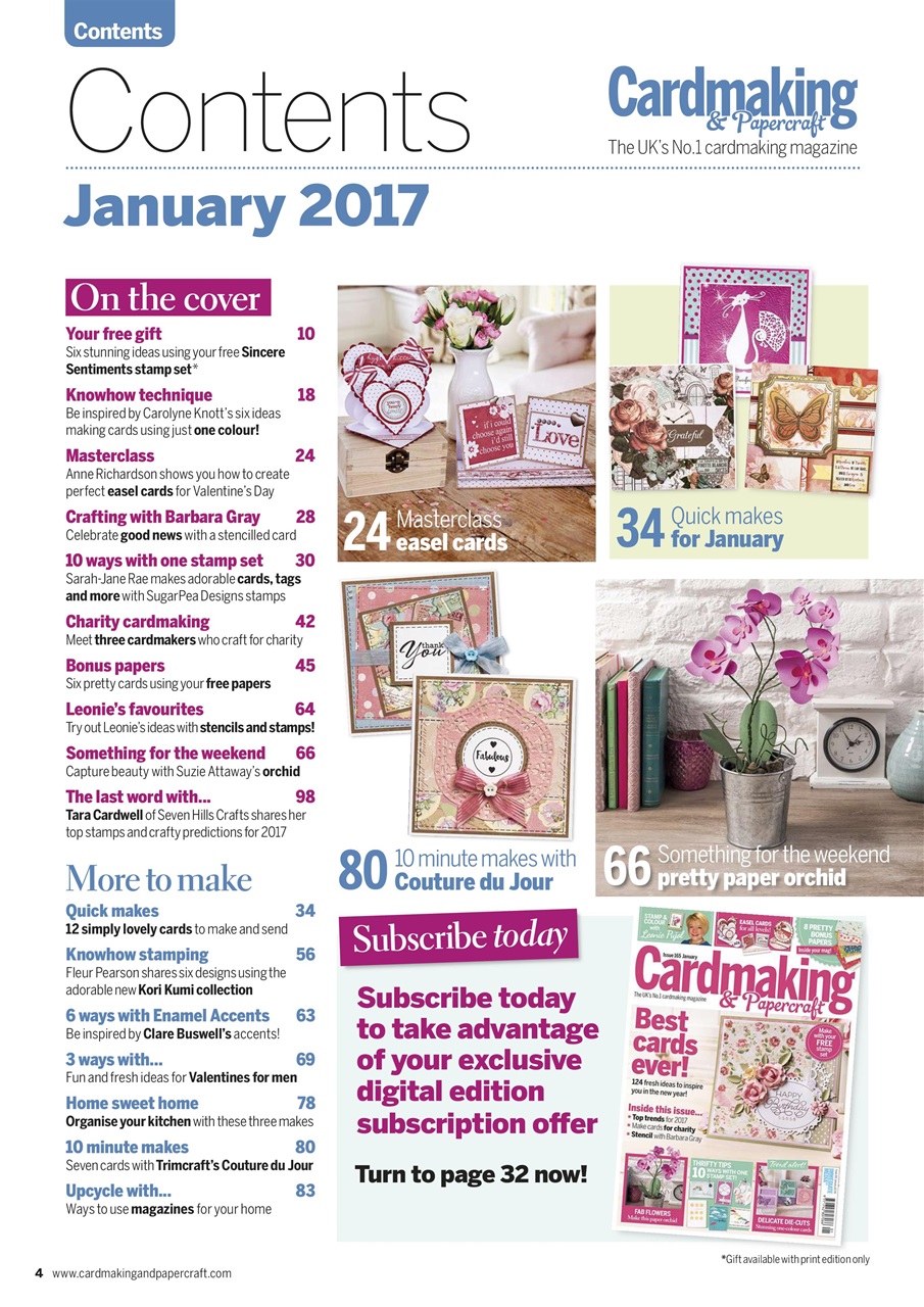 Cardmaking & Papercraft Preview Pages