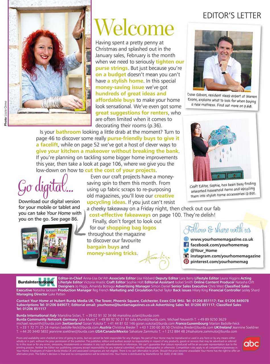 Your Home Magazine Preview Pages