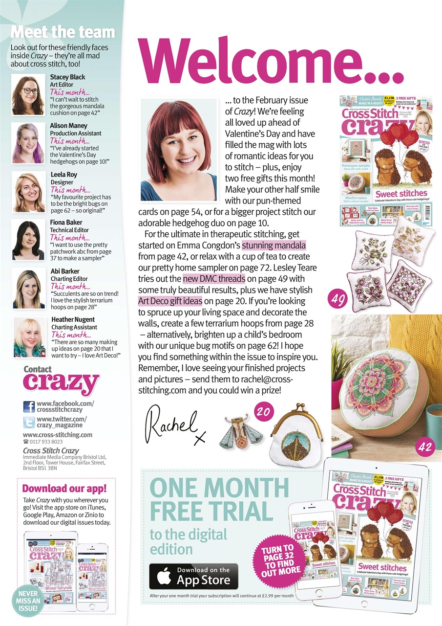 Cross Stitch Crazy Preview Pages