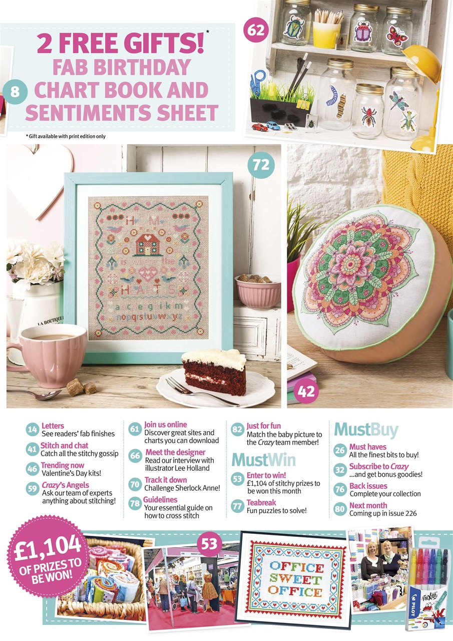 Cross Stitch Crazy Preview Pages