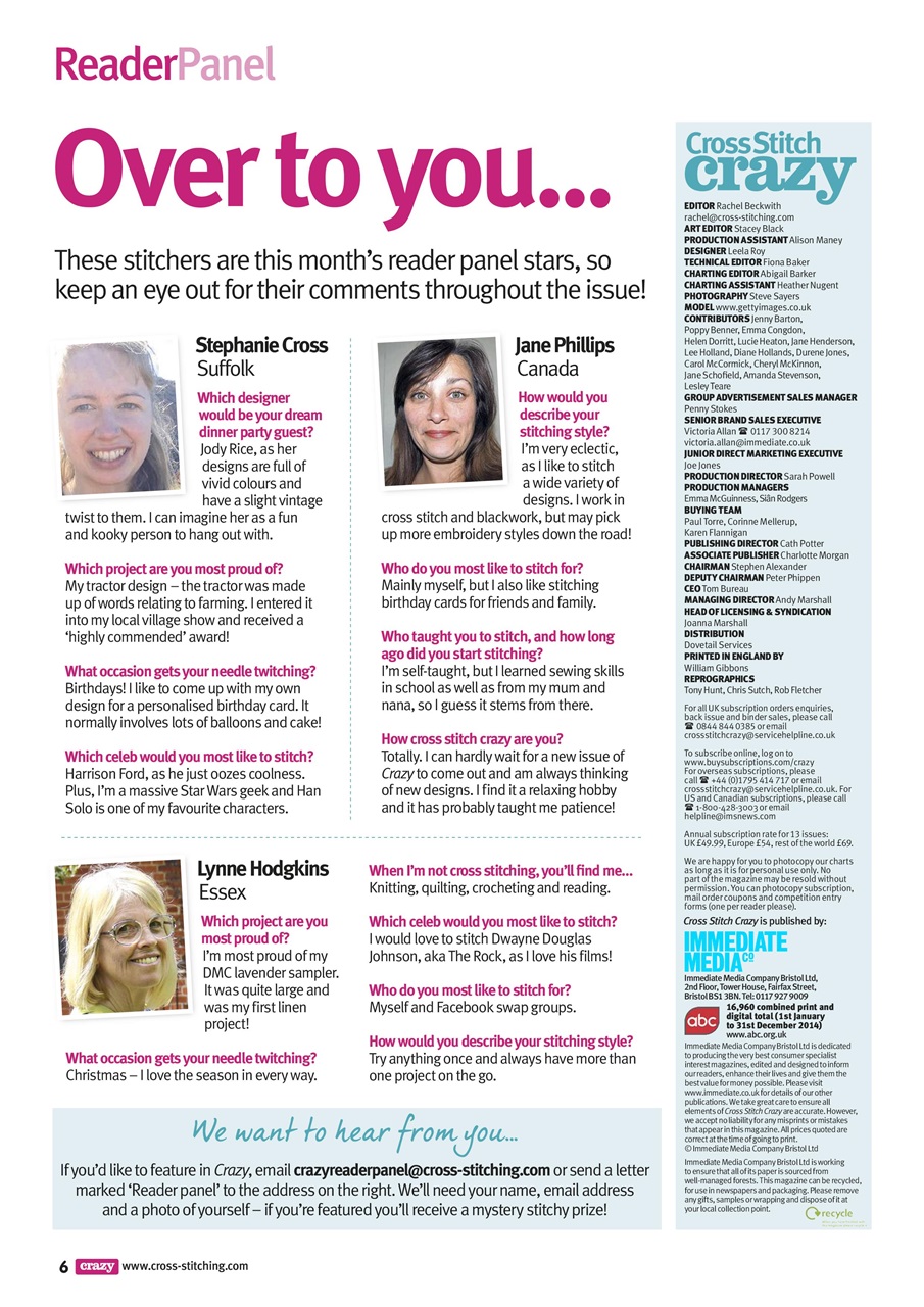 Cross Stitch Crazy Preview Pages