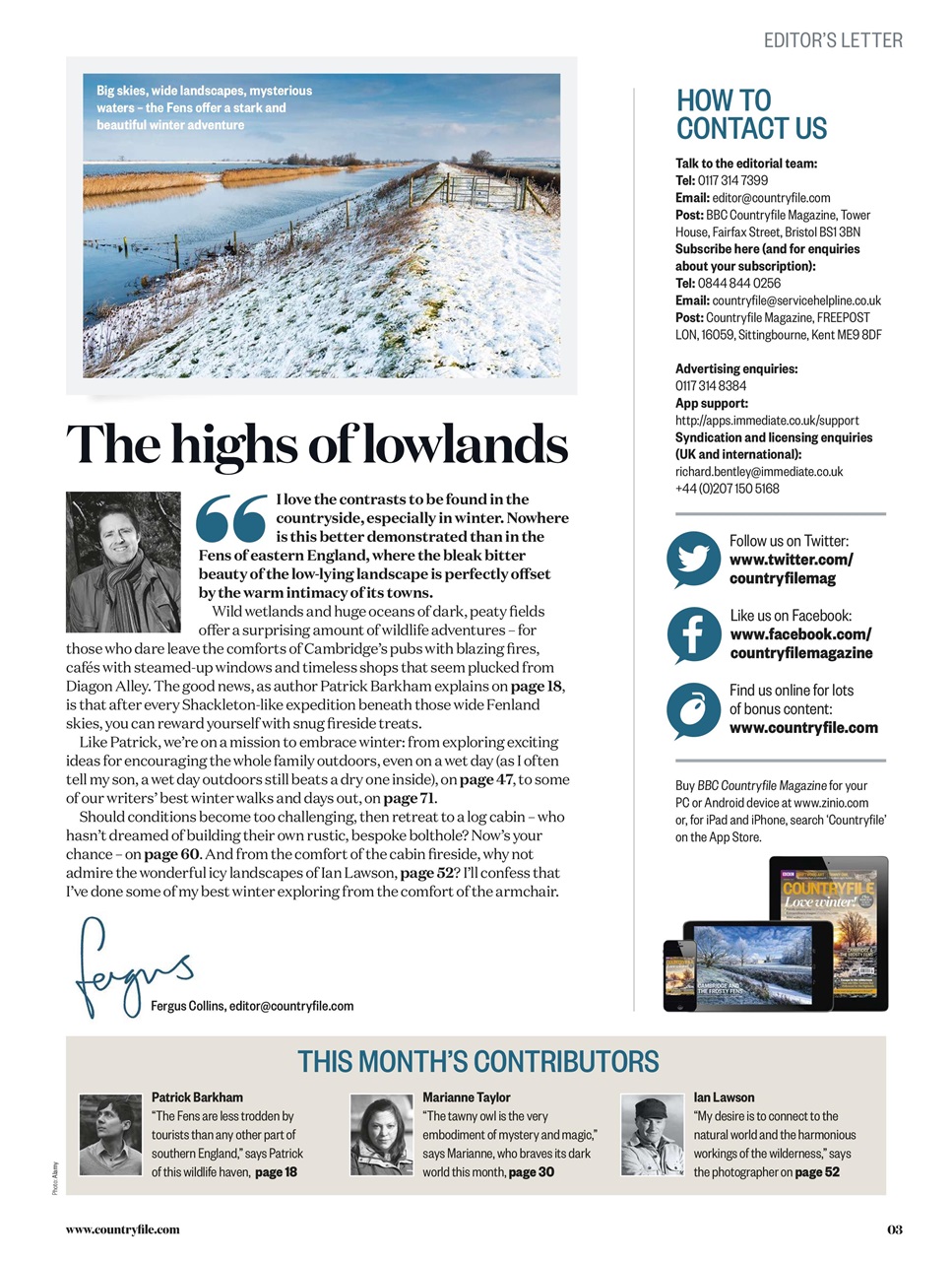 BBC Countryfile Magazine Preview Pages