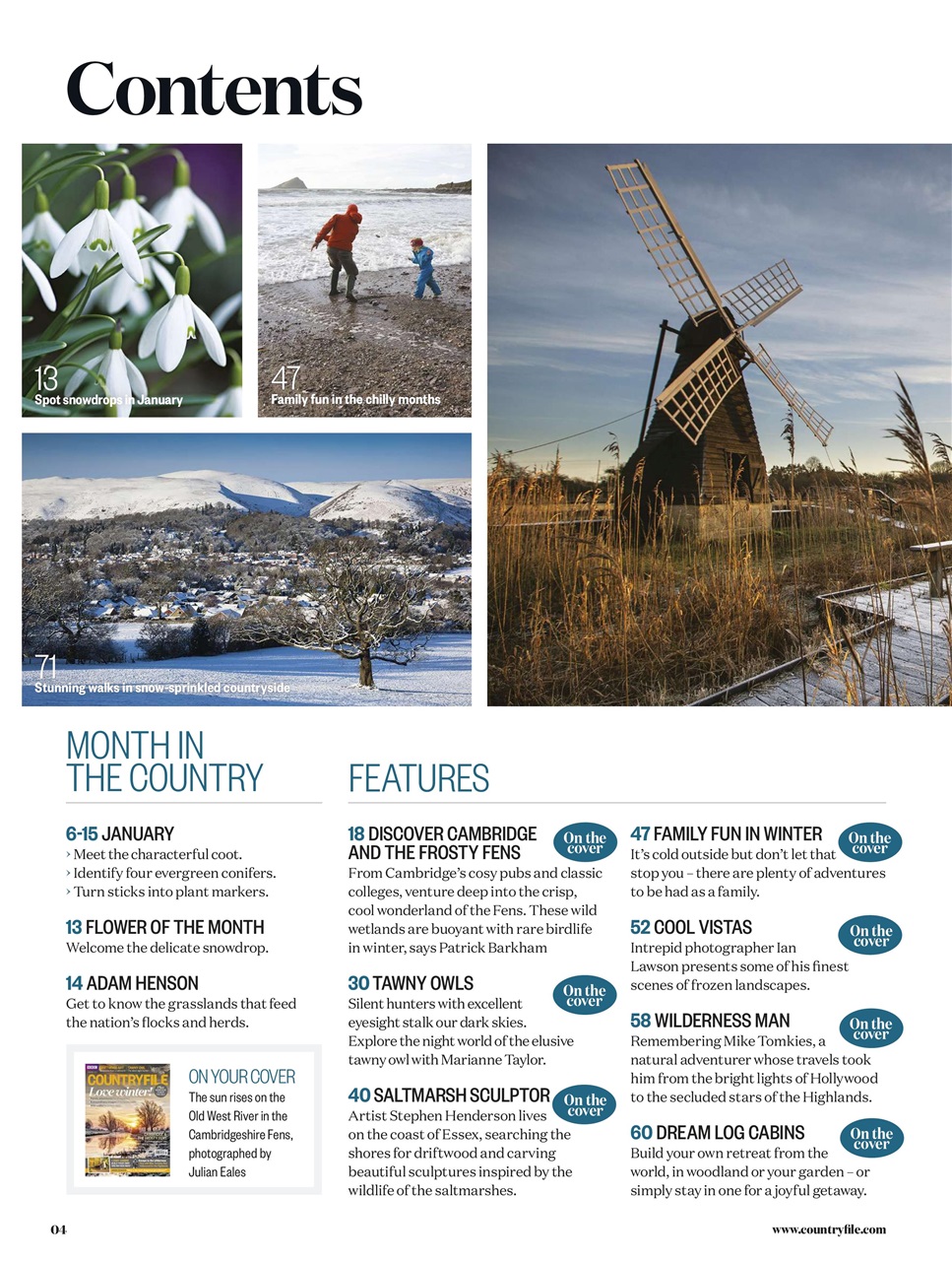 BBC Countryfile Magazine Preview Pages