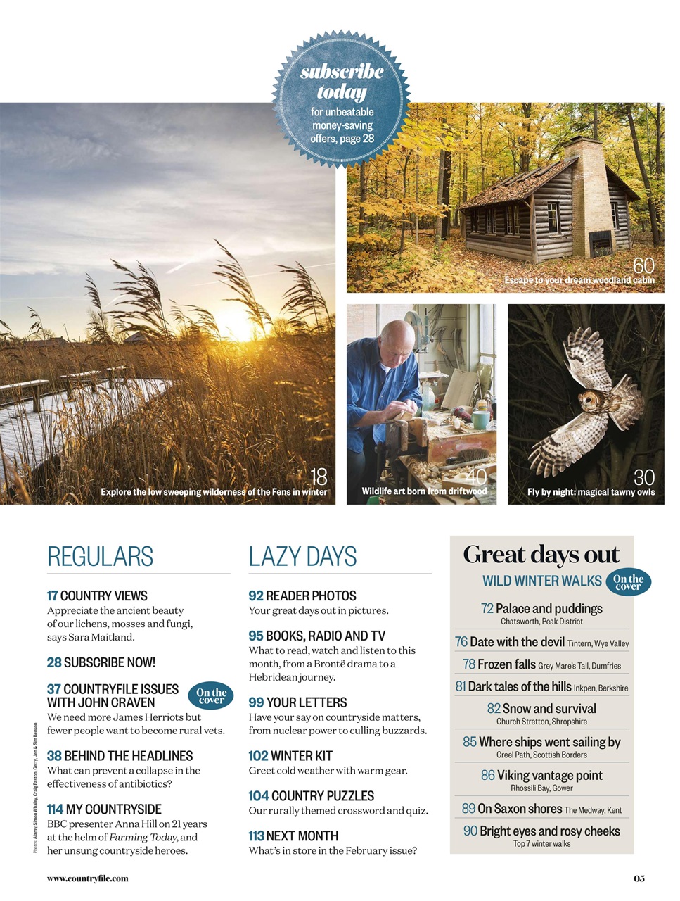 BBC Countryfile Magazine Preview Pages
