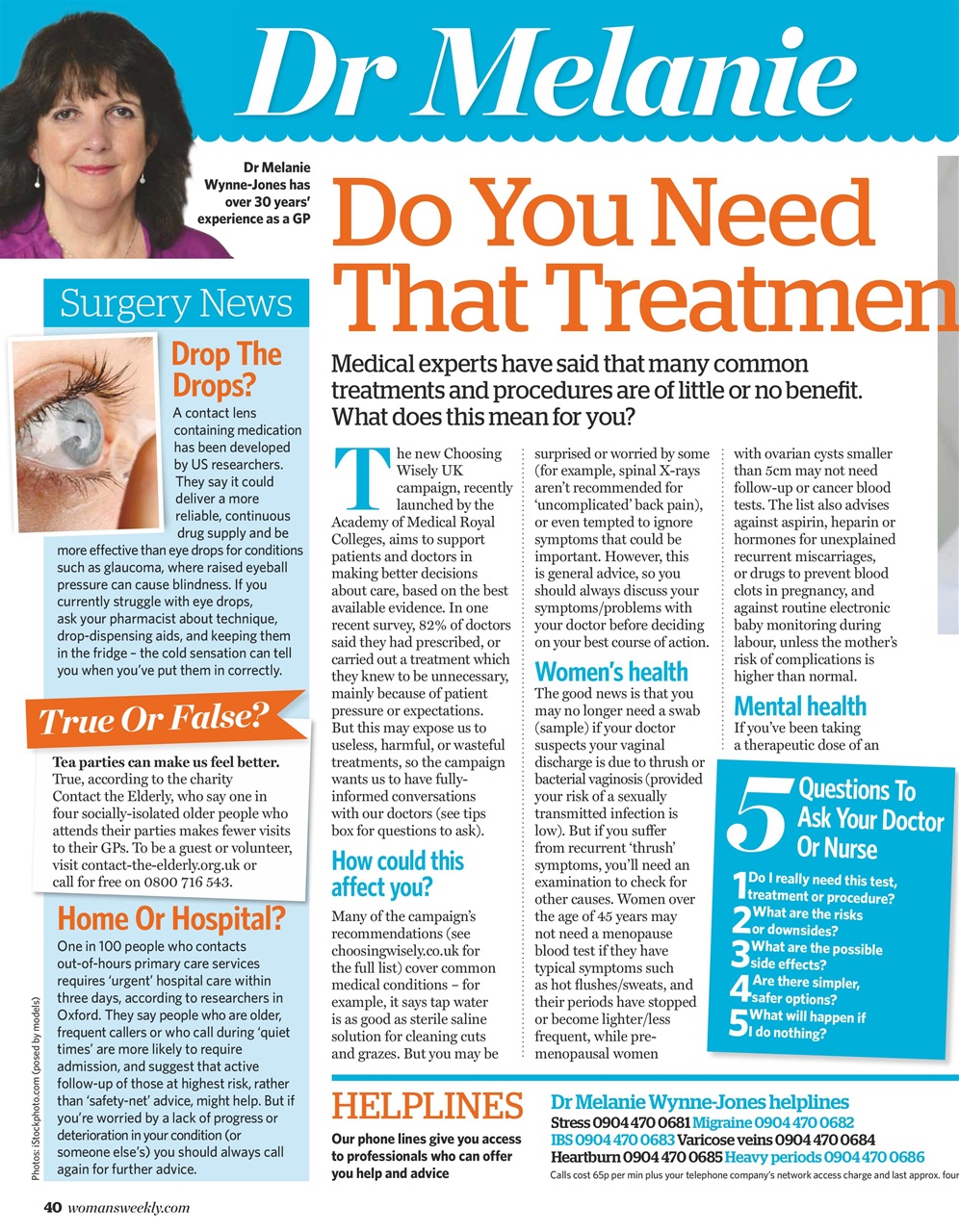 Woman's Weekly Preview Pages