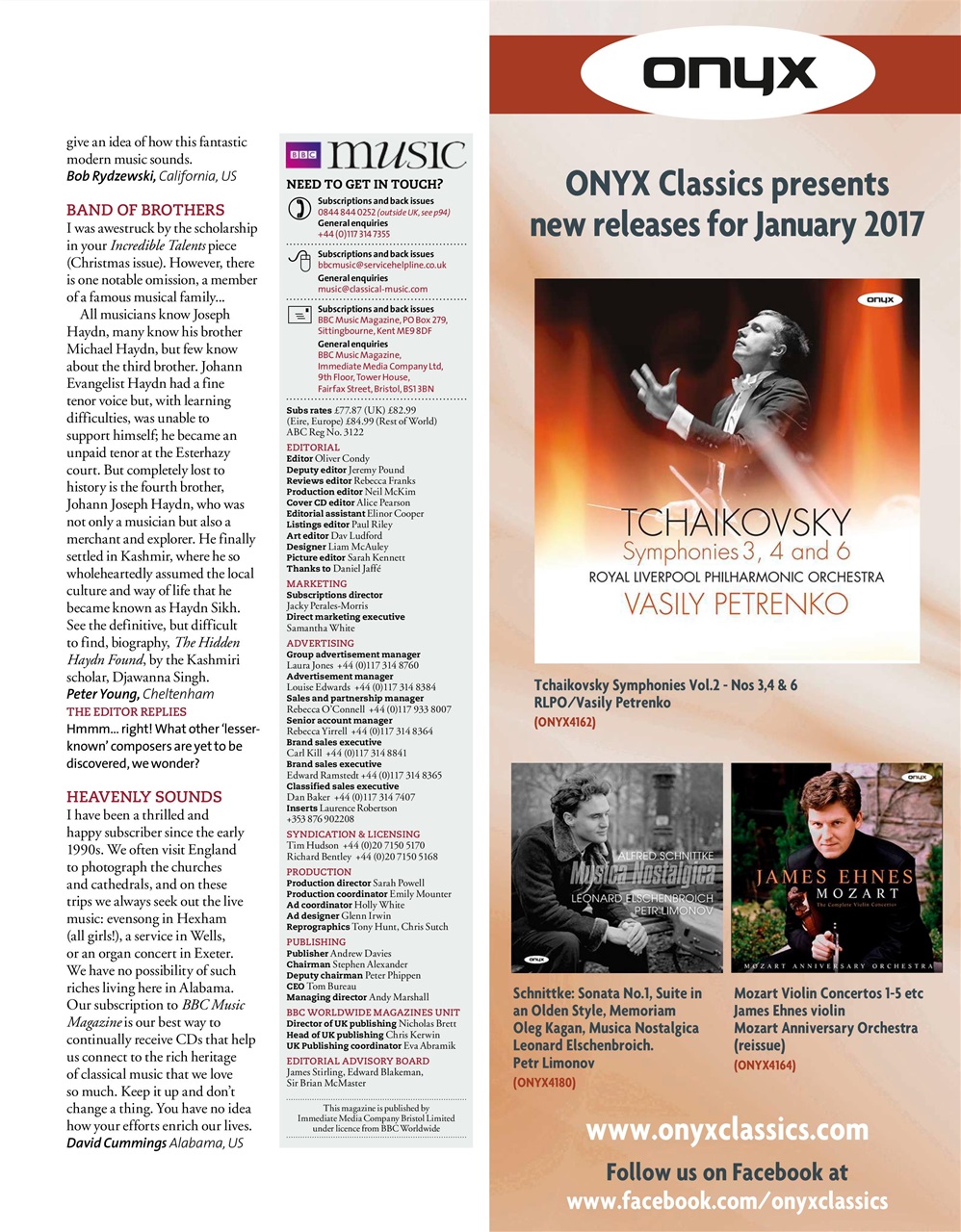 BBC Music Magazine Preview Pages