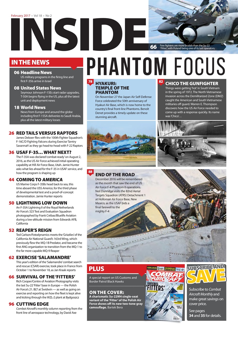 Combat Aircraft Journal Preview Pages