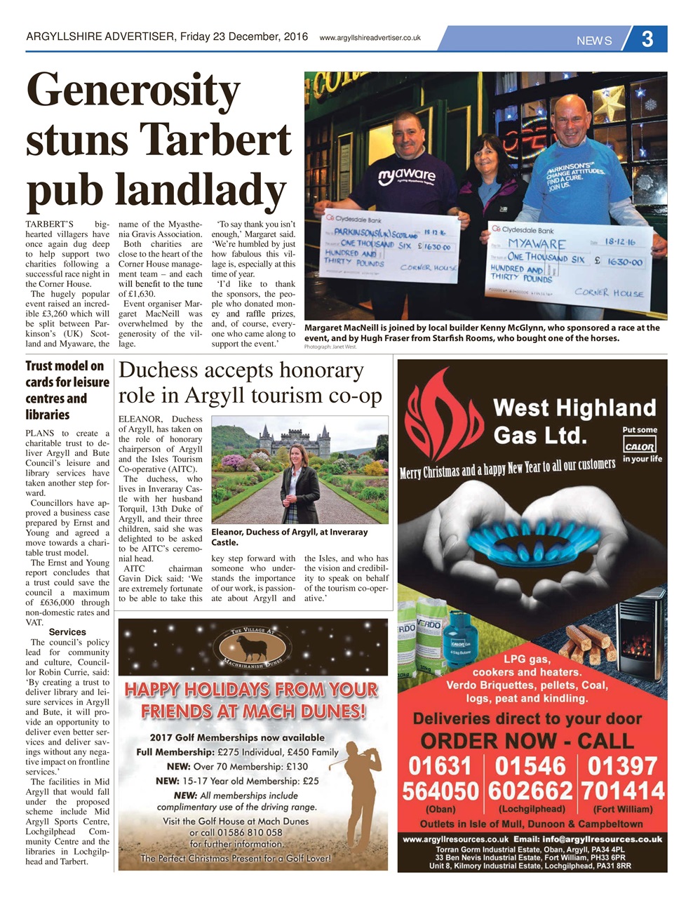 Argyllshire Advertiser Preview Pages