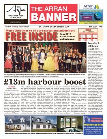 Arran Banner issue 23 December 2016