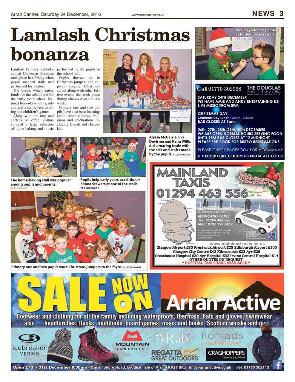 Arran Banner Preview Pages