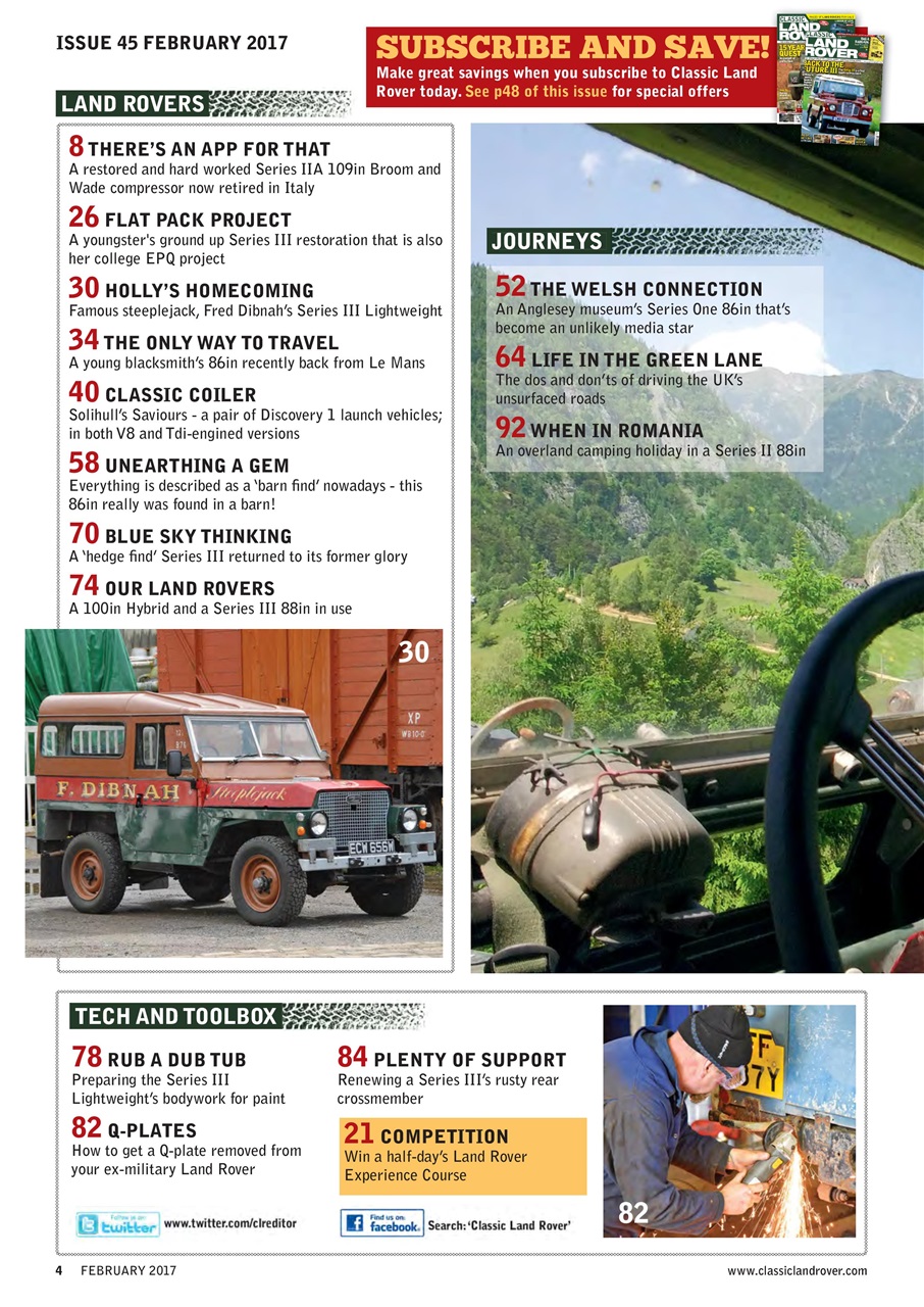 Classic Land Rover Magazine Preview Pages