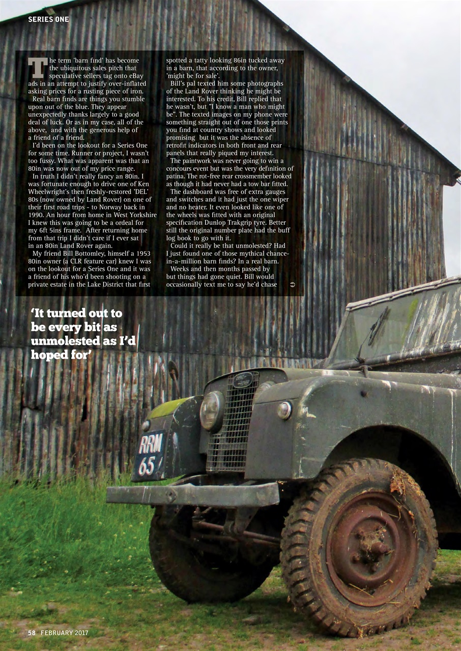 Classic Land Rover Magazine Preview Pages