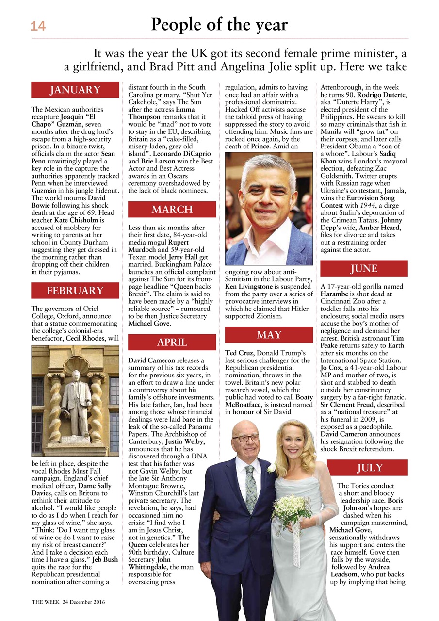 The Week Preview Pages