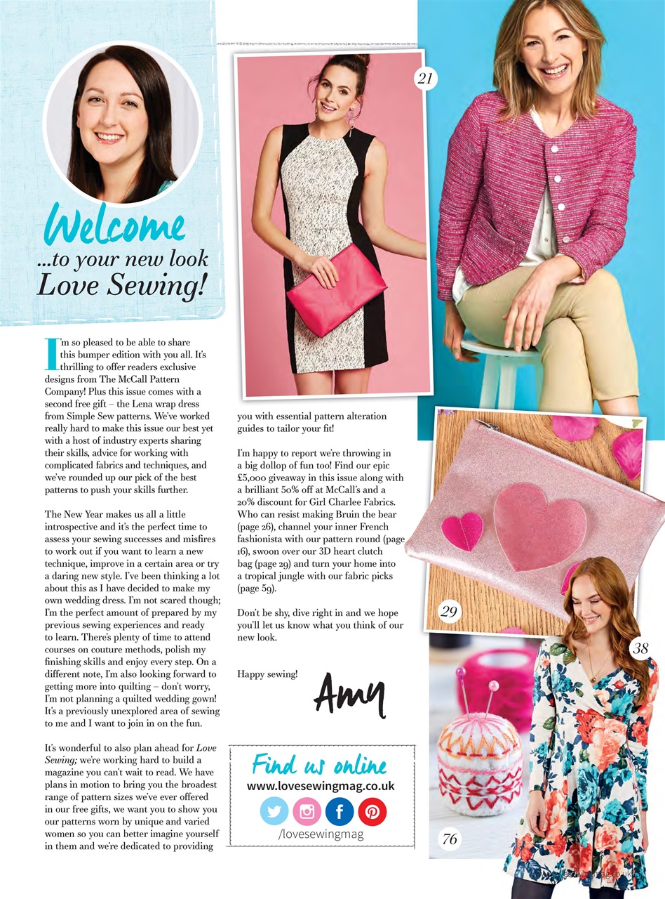 Love Sewing Preview Pages