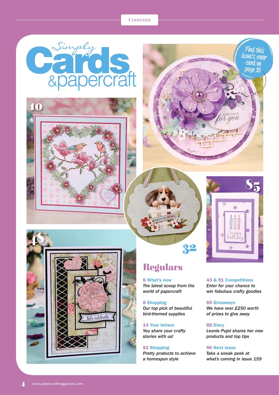 Simply Cards & Papercraft Preview Pages