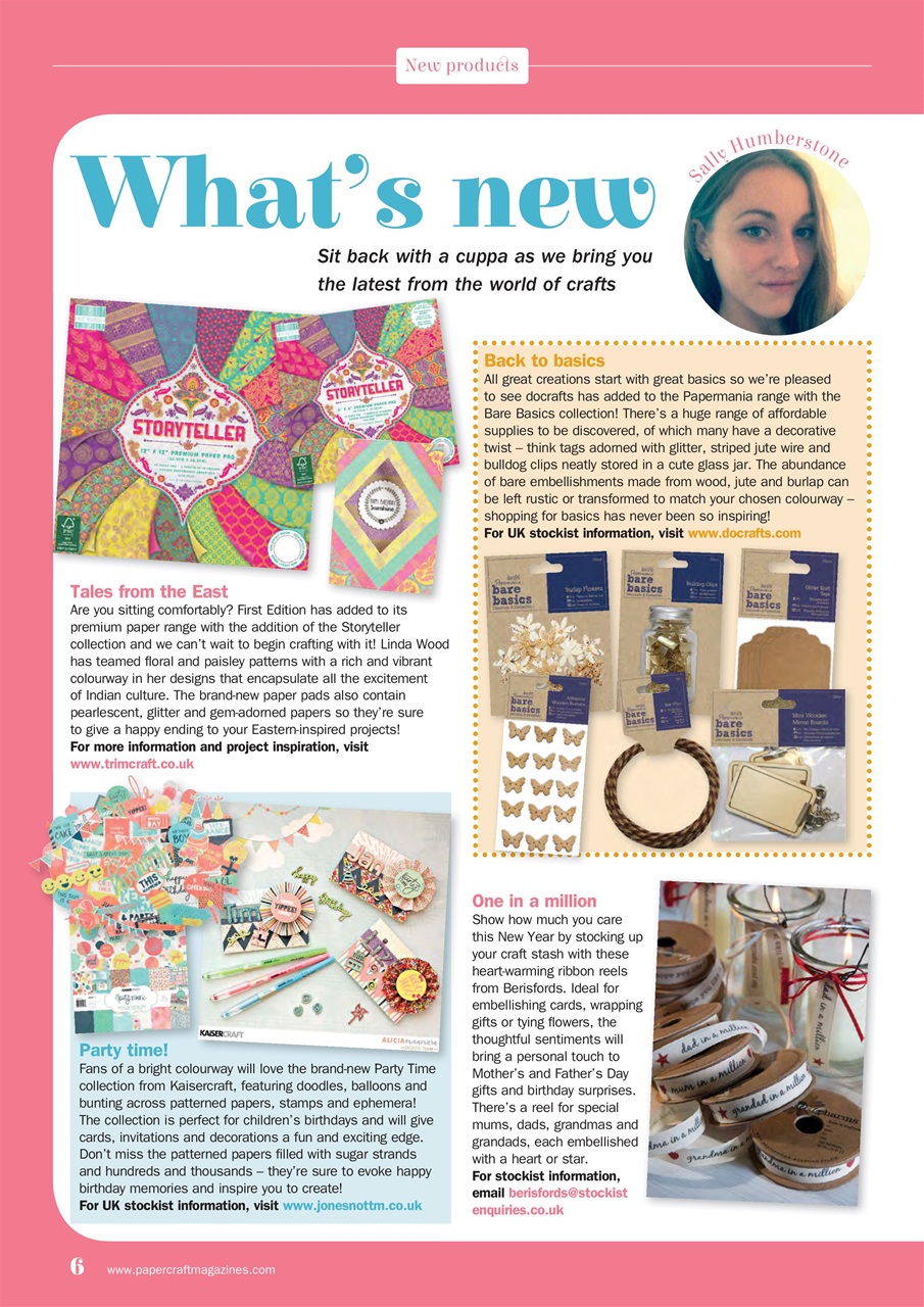 Simply Cards & Papercraft Preview Pages