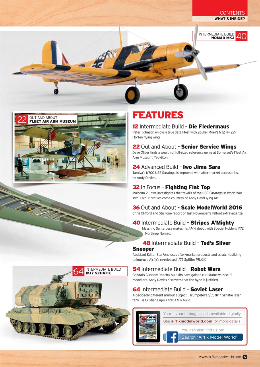 Airfix Model World Preview Pages