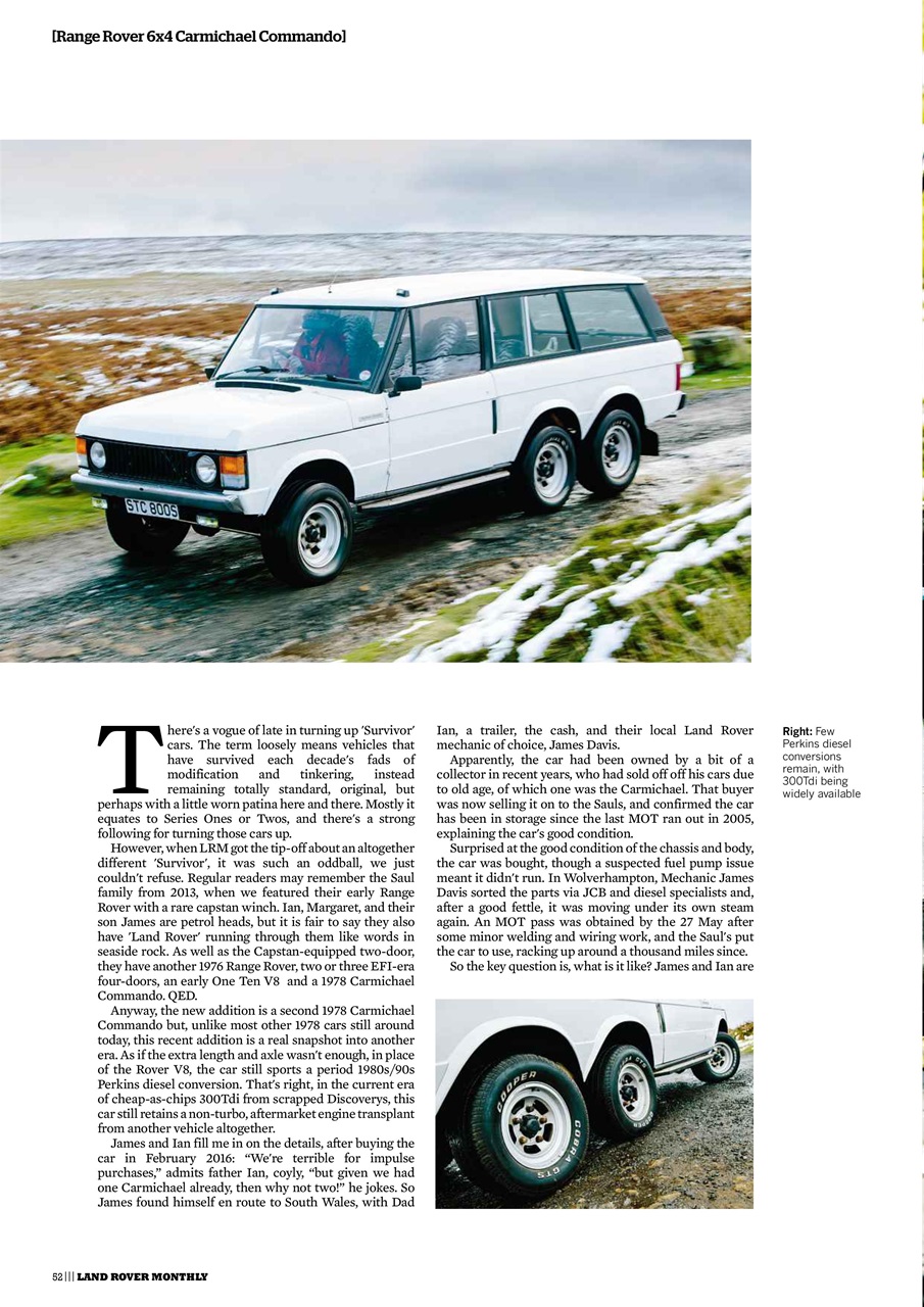 Land Rover Monthly Preview Pages